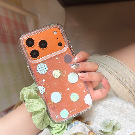 Refreshing Mint & Choco Polka Dot Case | Pastel Aesthetic Cover