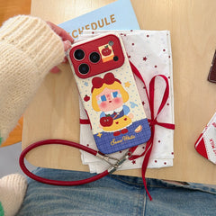 Red Apple Snow White Crying Baby Large Window Phone Case