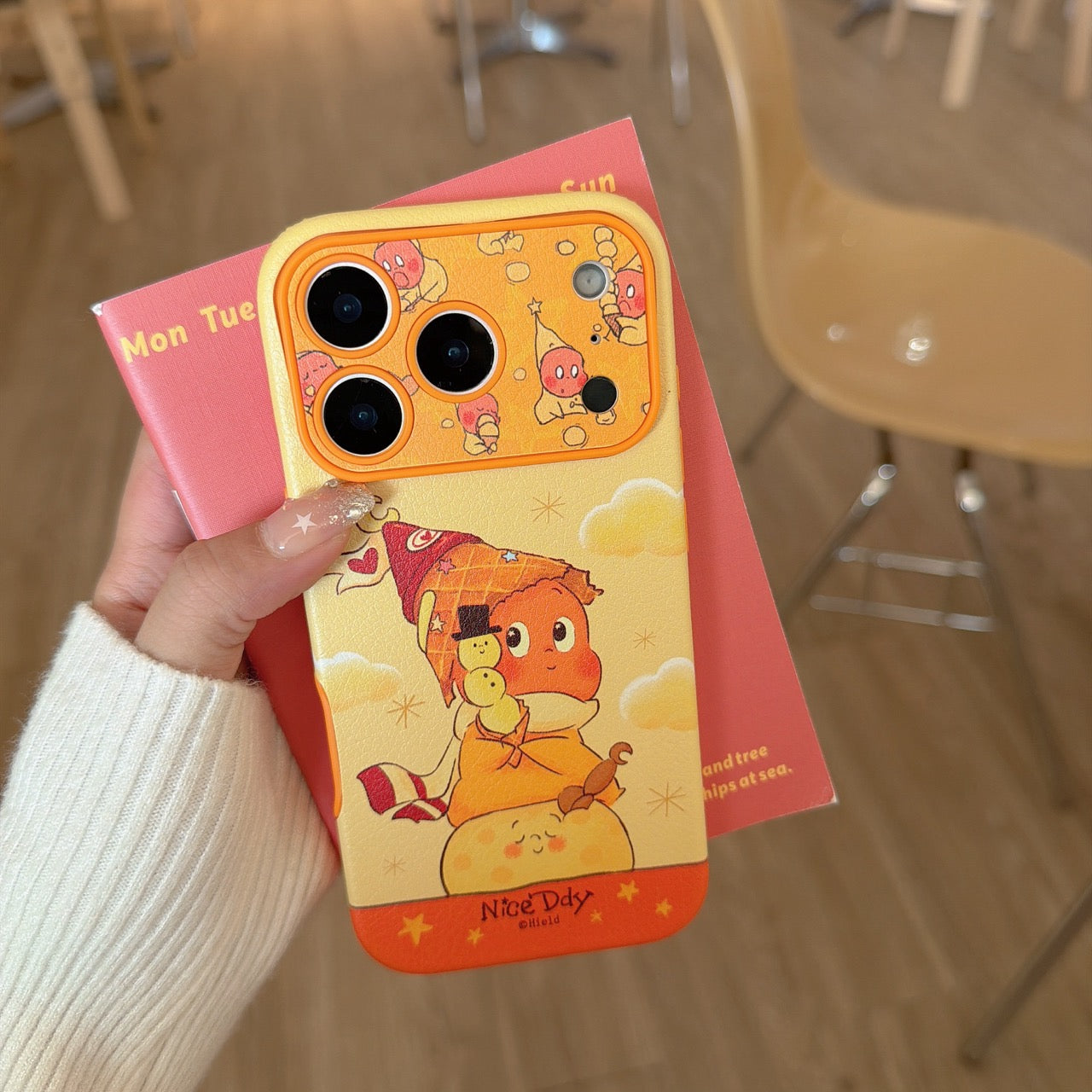 Moon Ice Cream Twinkle Twinkle Large Window Phone Case