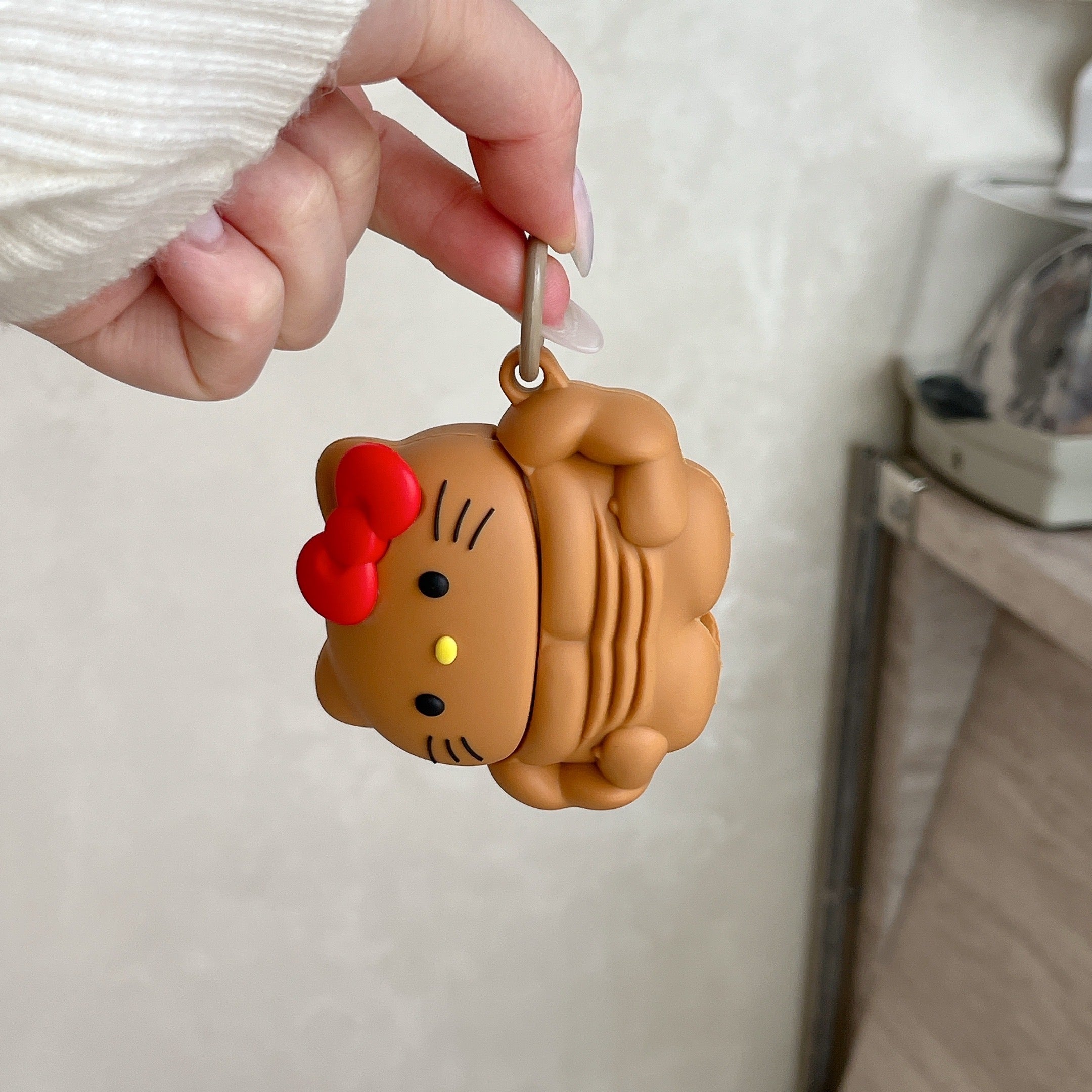 Muscle Kitty Silicone Earphone Cover