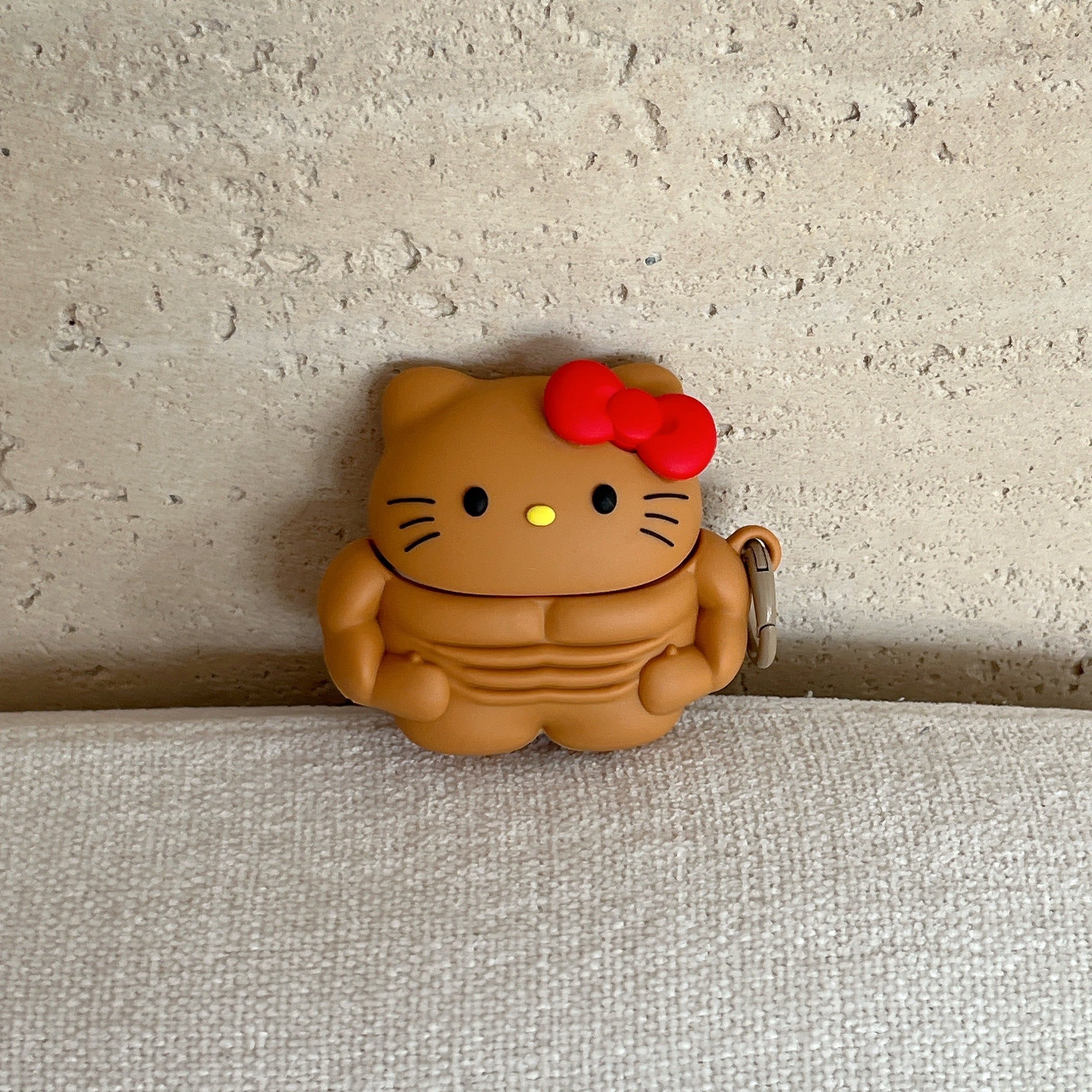 Muscle Kitty Silicone Earphone Cover