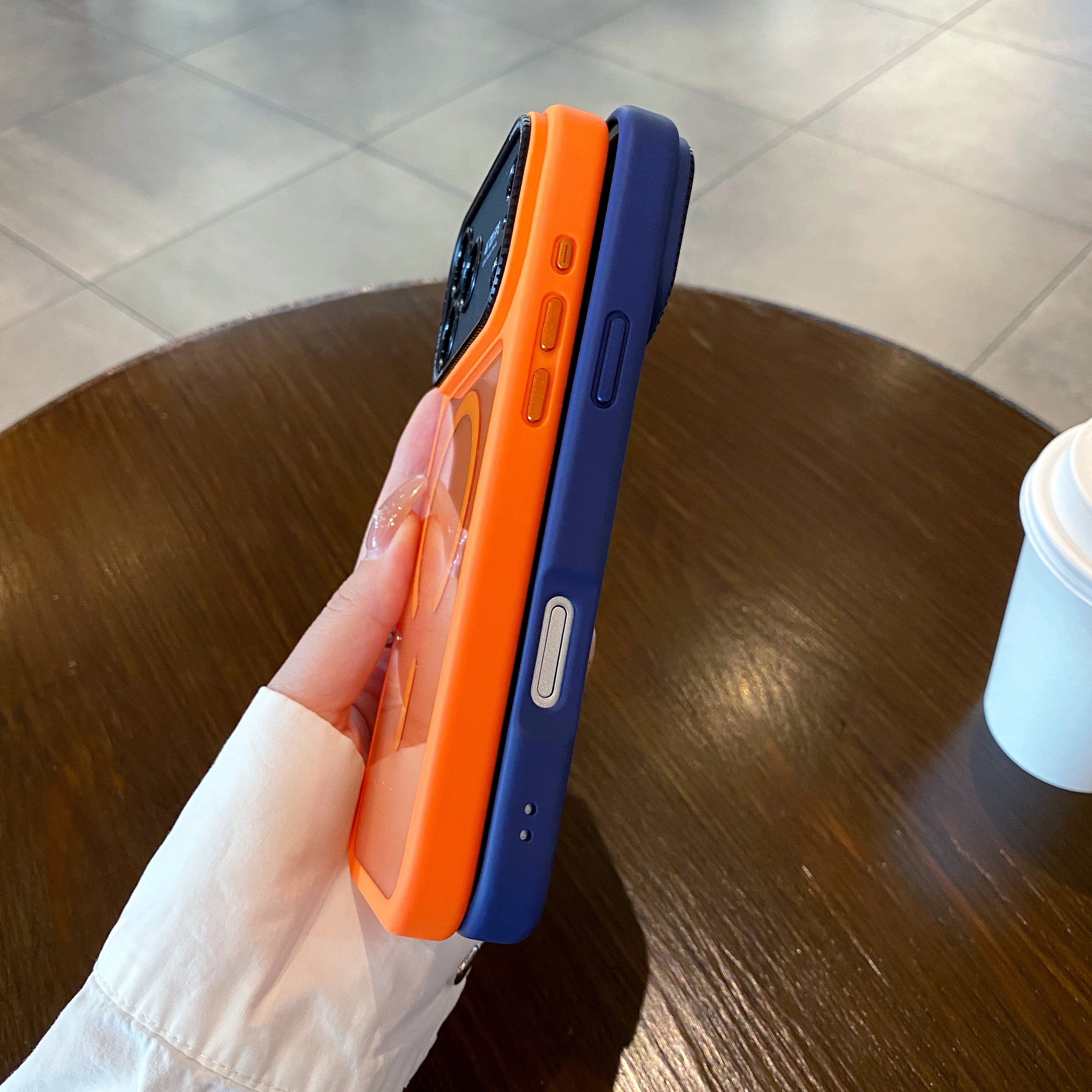 5-color Lycra transparent Apple phone case