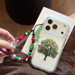 Silver Star Apple Tree Gold-plated Rounded Airbag Double-sided Phone Case