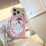 Load image into Gallery viewer, Ballet Kitty Round Edge Airbag Double-Sided Phone Case
