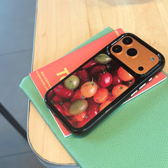 Quirky Star & Tomato Mirror Case | Pop Art Aesthetic Shell