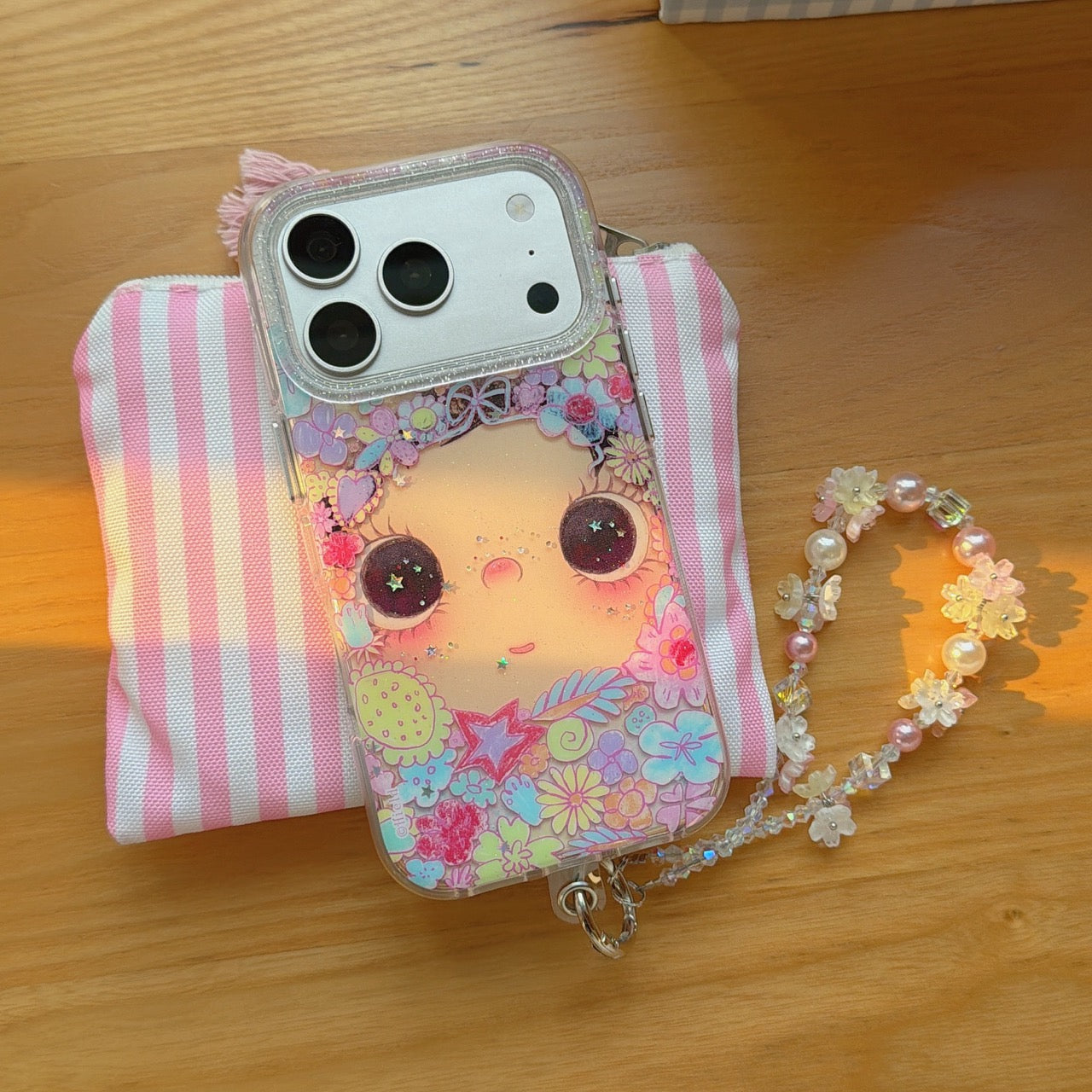 Big Face Jade iPhone Case | Elegant Cartoon Aesthetic