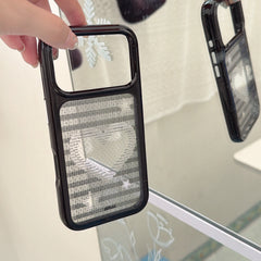 Aesthetic Lace & Hearts Case | Chic Feminine Phone Cover