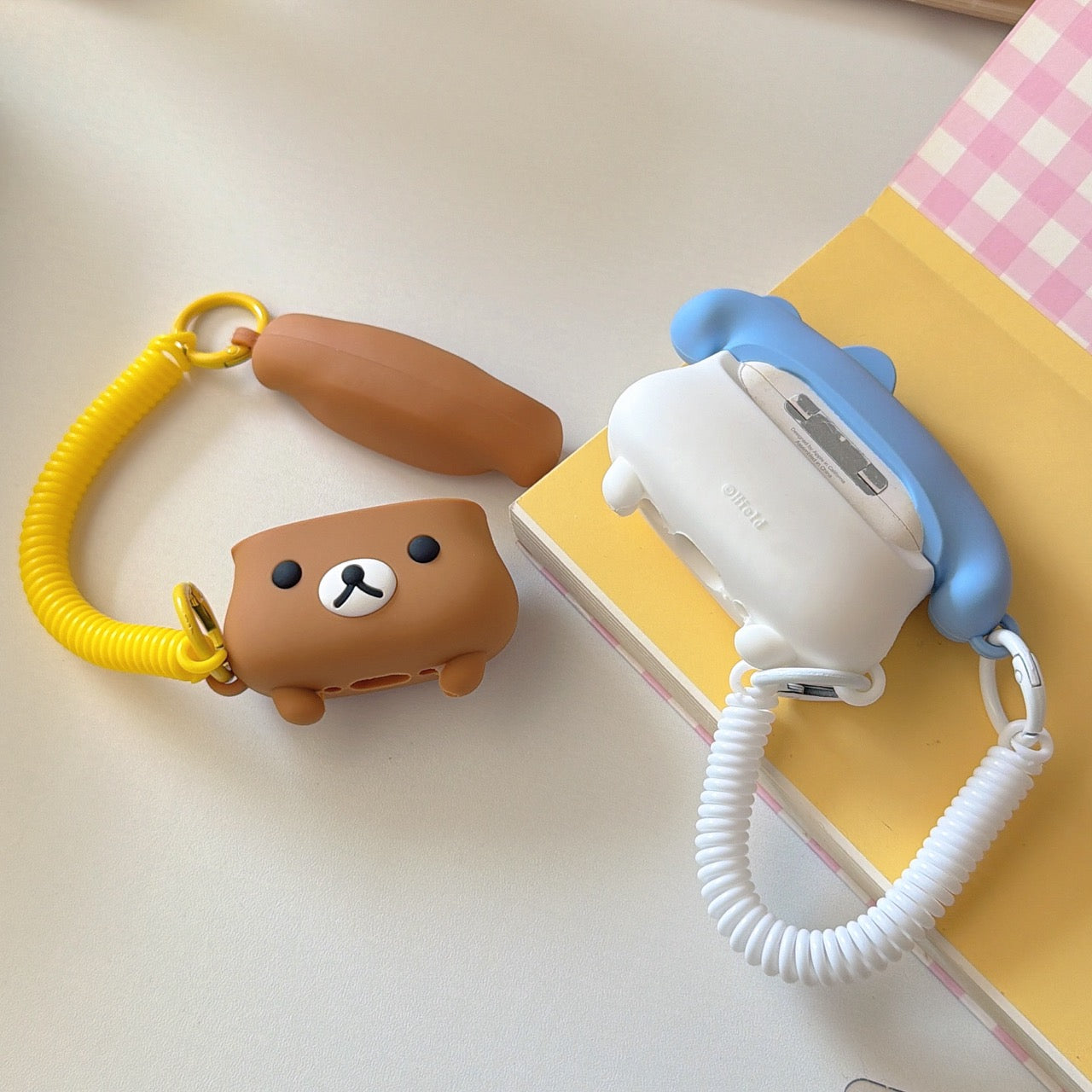 Kitty/Winnie the Pooh/Mamiji/Pink Puppy Telephone Silicone AirPods Earphone Cover