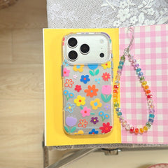 Metallic Silver Floral iPhone Case | Y2K Chrome Aesthetic