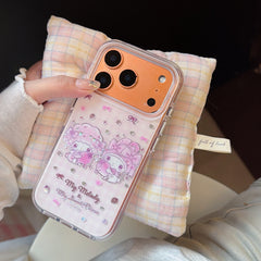 Sweet Strawberry Melody & Piano Case | Gilded Kawaii Aesthetic