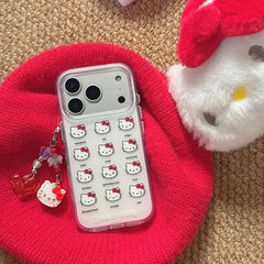 Cute Kitty Expression Series: Round Edge Protective Case for iPhone 13-17 Pro Max