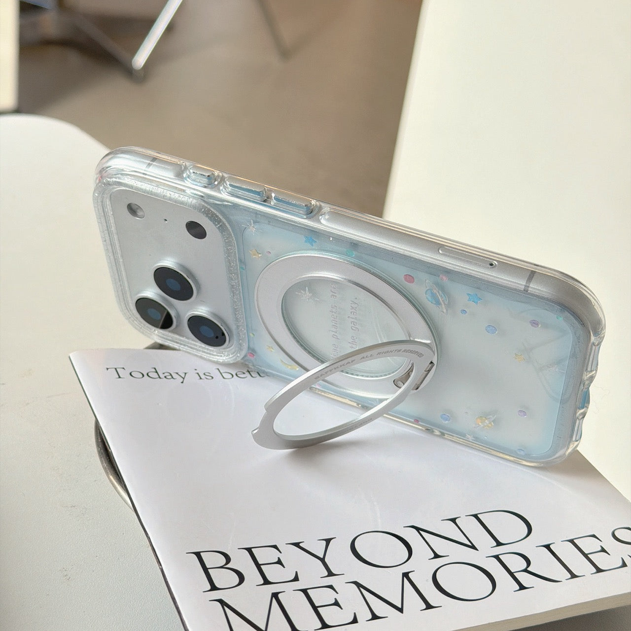 Colorful Planet 360° Integrated Stand Round Edge Phone Case