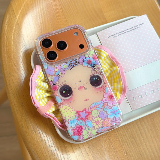 Big Face Jade iPhone Case | Elegant Cartoon Aesthetic