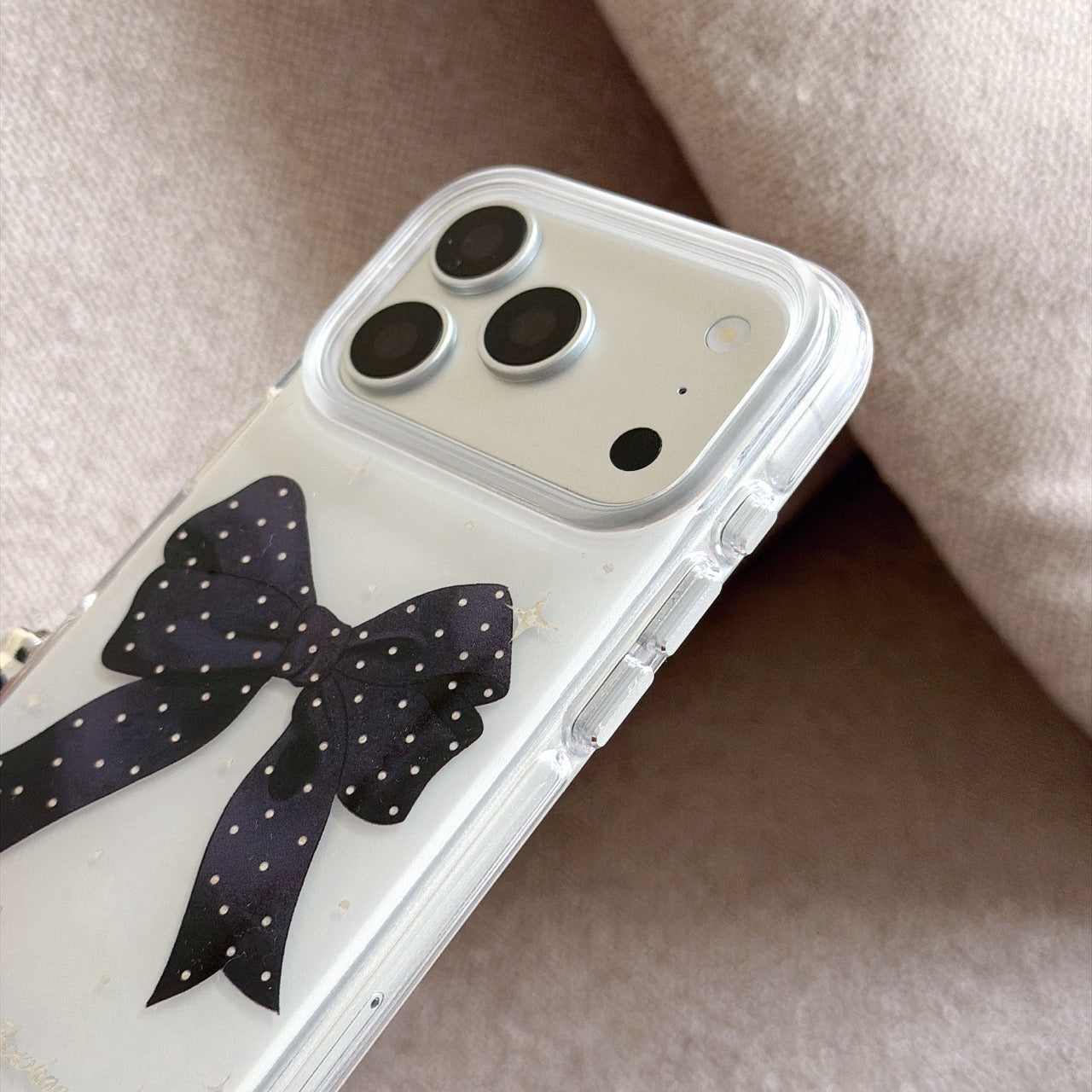 Chic Black Bow & Diamond Gilded Edge Cover | Gothic Lolita Aesthetic
