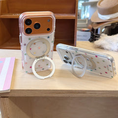 Aesthetic Colorful Stars iPhone Case with 360° Rotating Kickstand