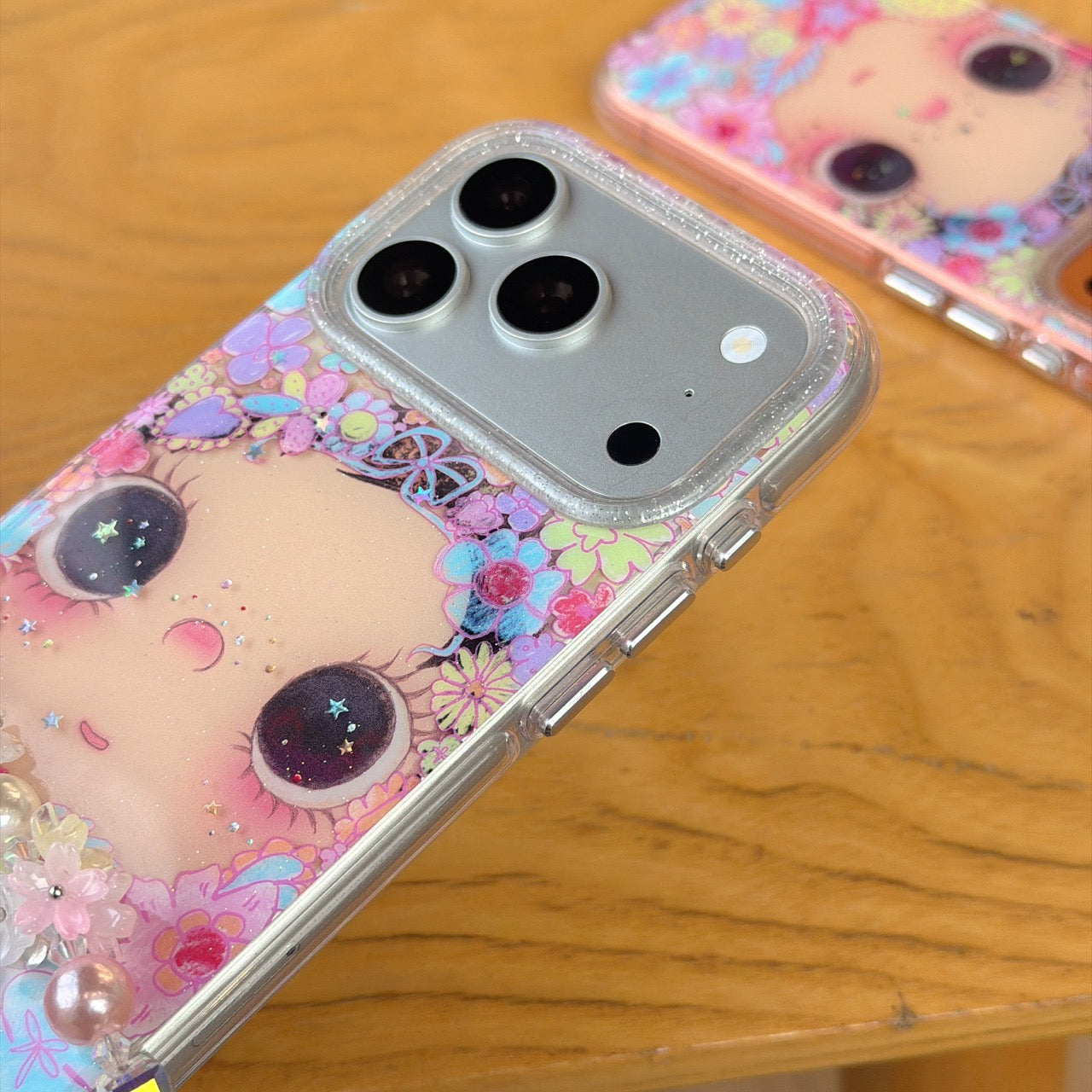Big Face Jade iPhone Case | Elegant Cartoon Aesthetic