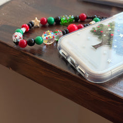 Silver Star Apple Tree Gold-plated Rounded Airbag Double-sided Phone Case