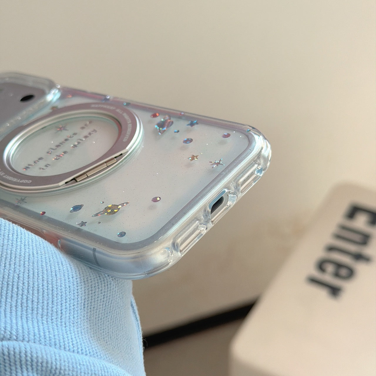 Colorful Planet 360° Integrated Stand Round Edge Phone Case