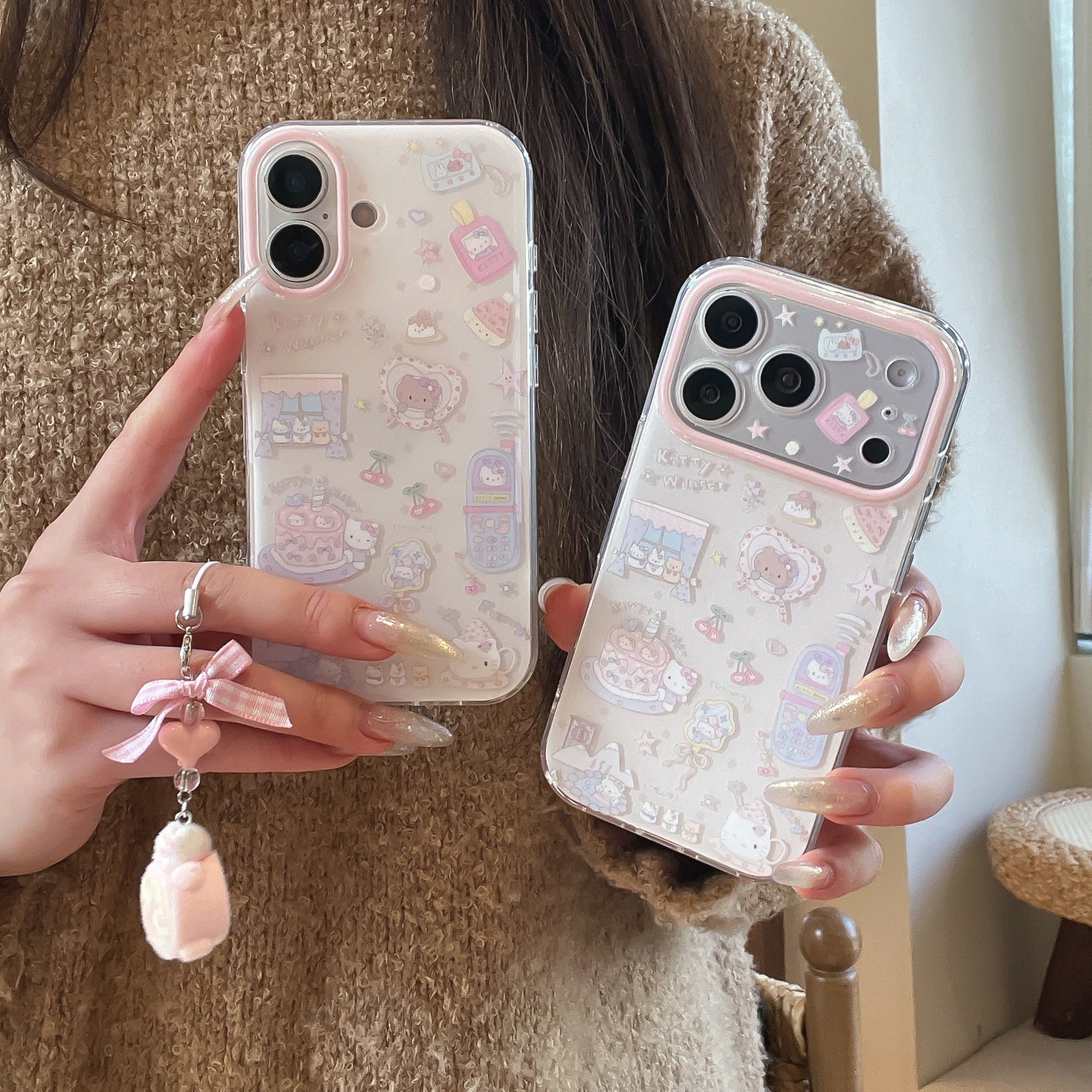 Kitty cake Apple phone case