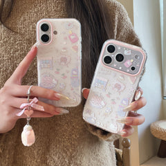 Kitty cake Apple phone case