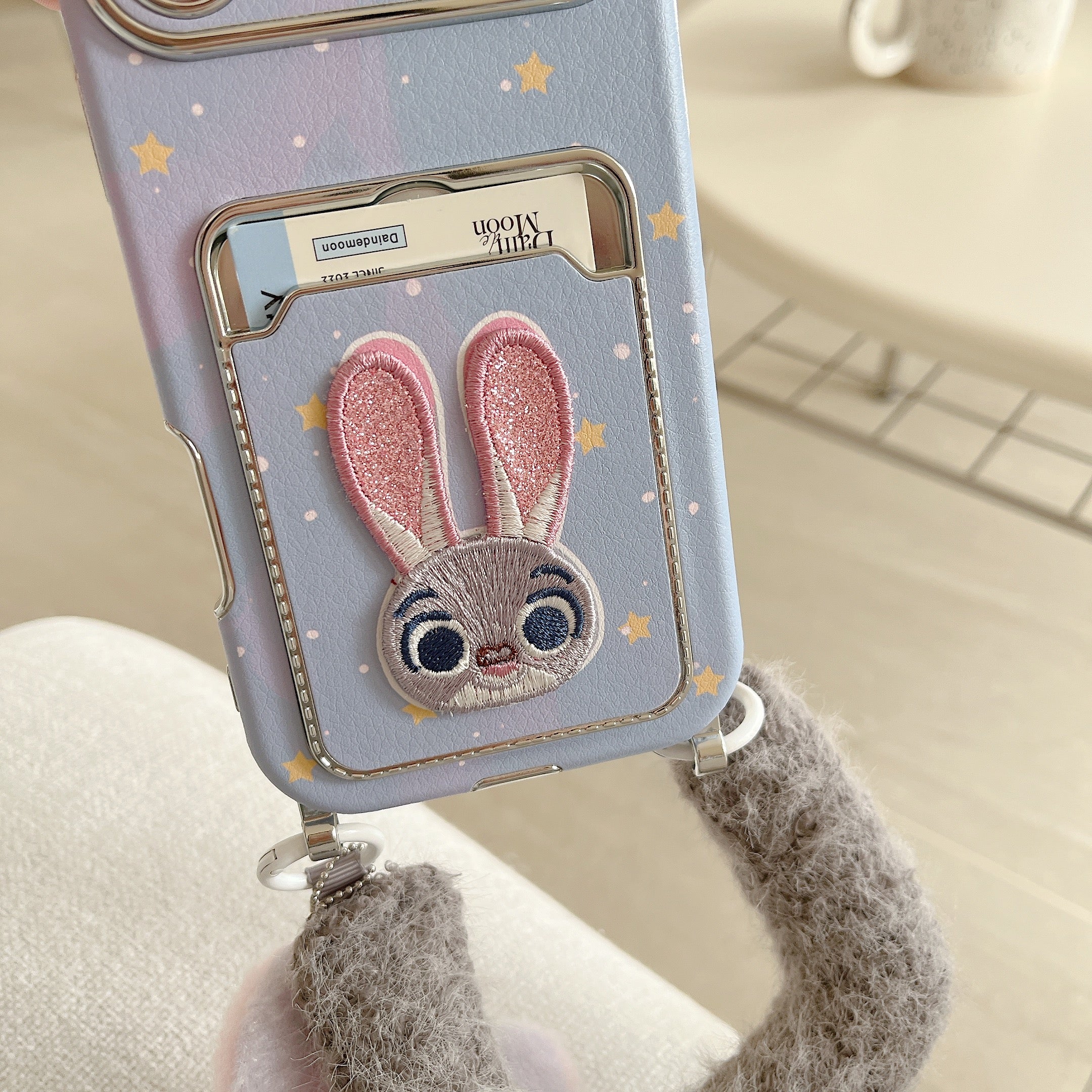 Judy Electroplated Large Window Phone Case