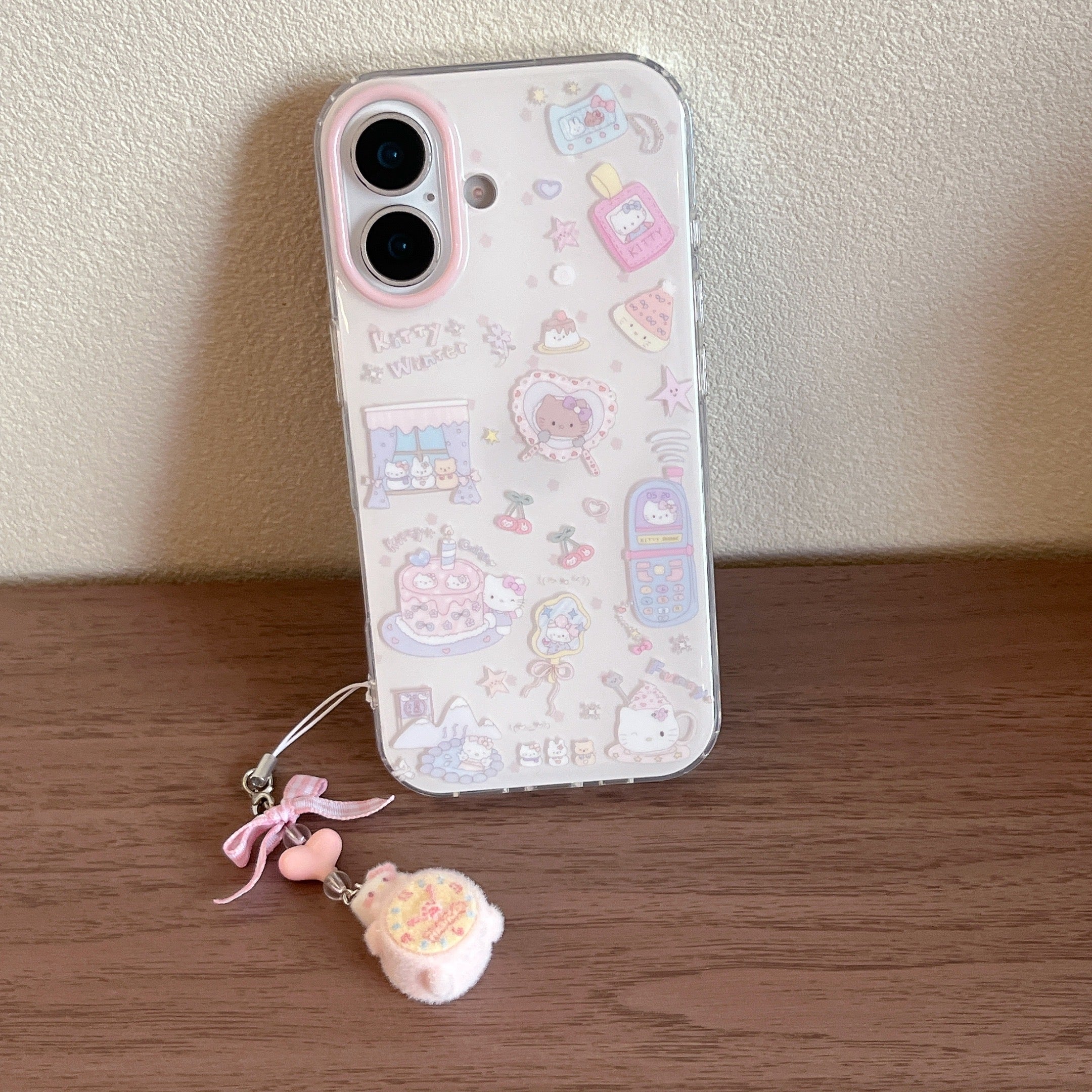 Kitty cake Apple phone case