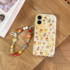 Yellow Gradient Twinkle Phone Case for iPhone 15-17 Pro Max - Full-Screen Protection - Playfulcase