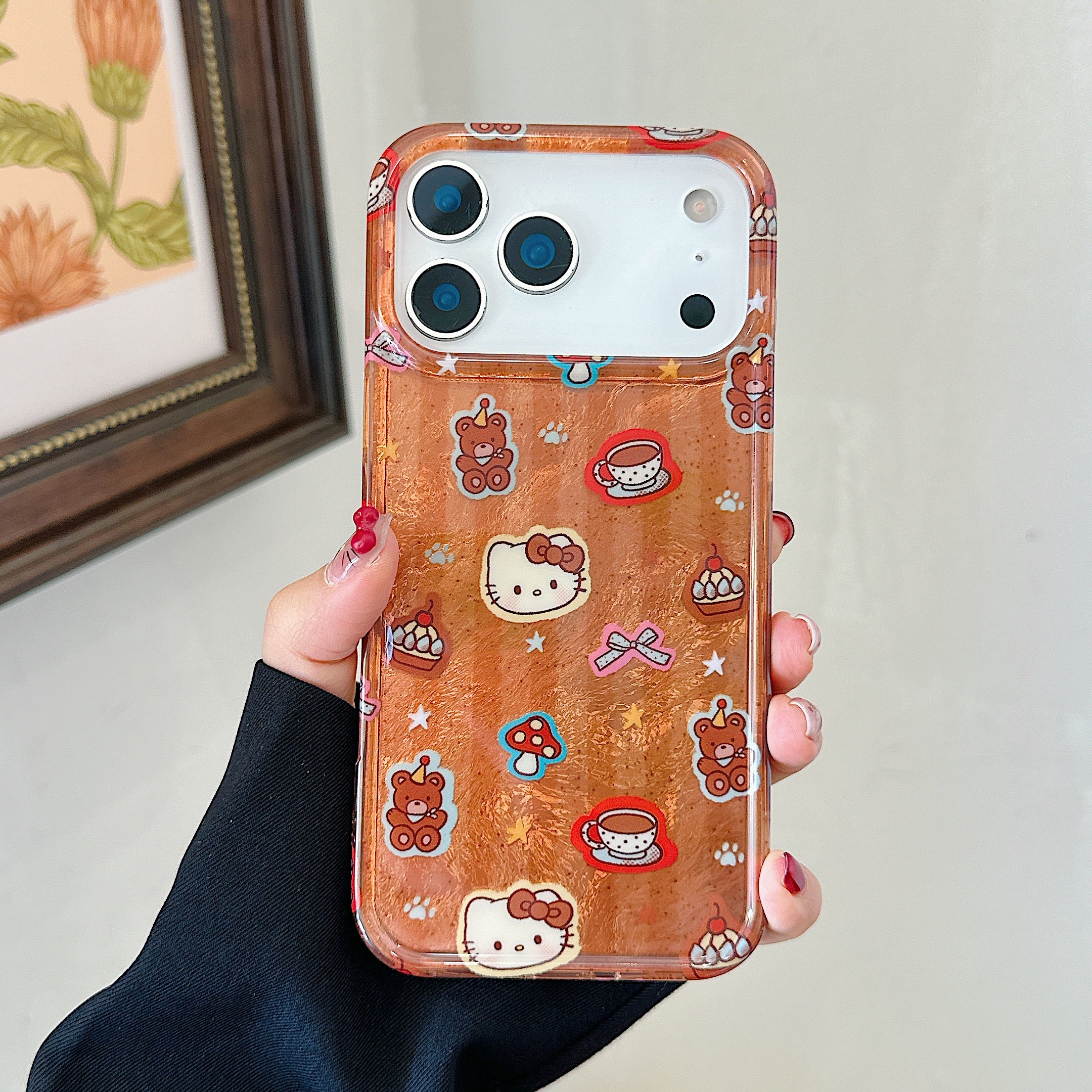 Khaki Kitty Bear Phone Case