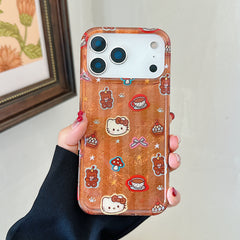 Khaki Kitty Bear Phone Case
