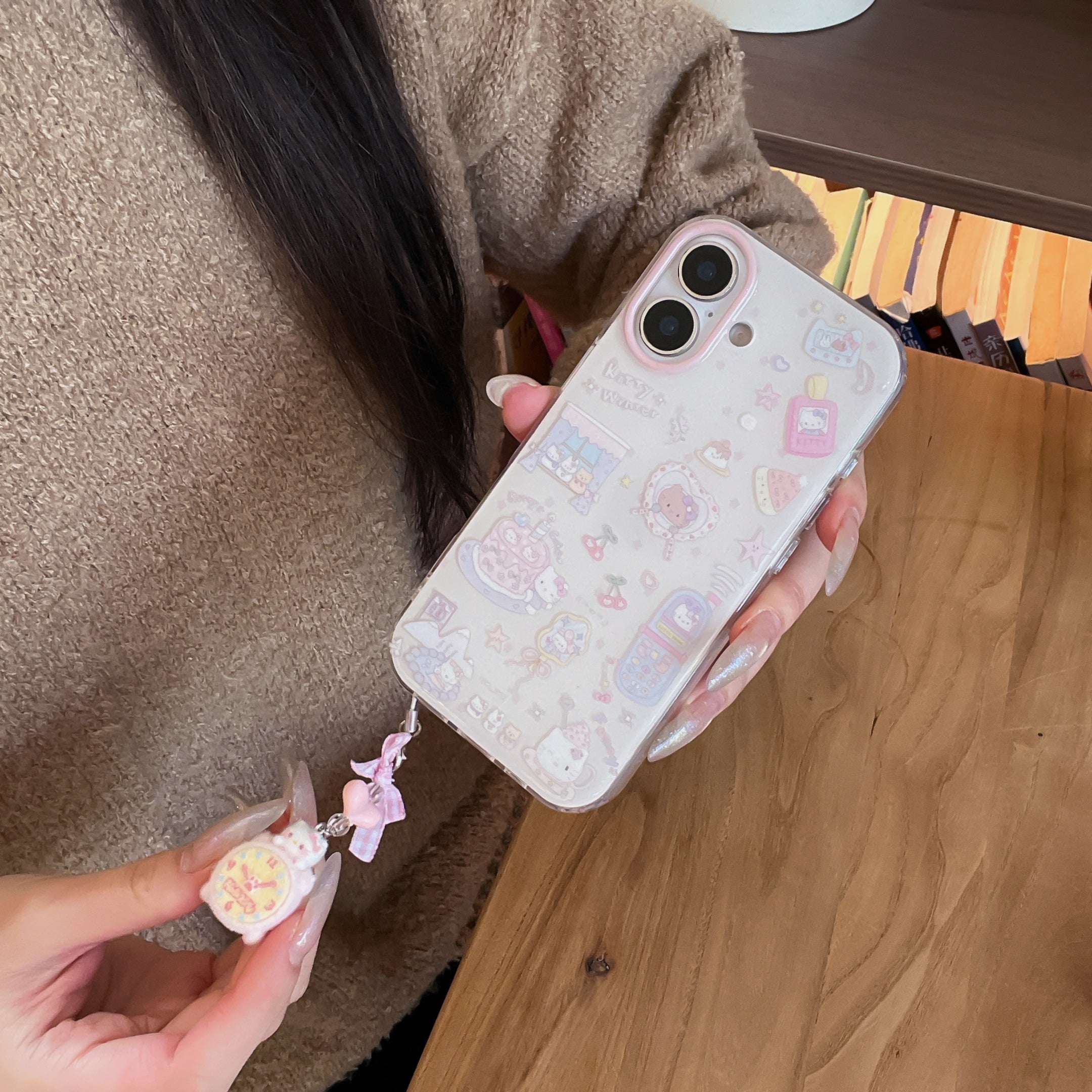 Kitty cake Apple phone case