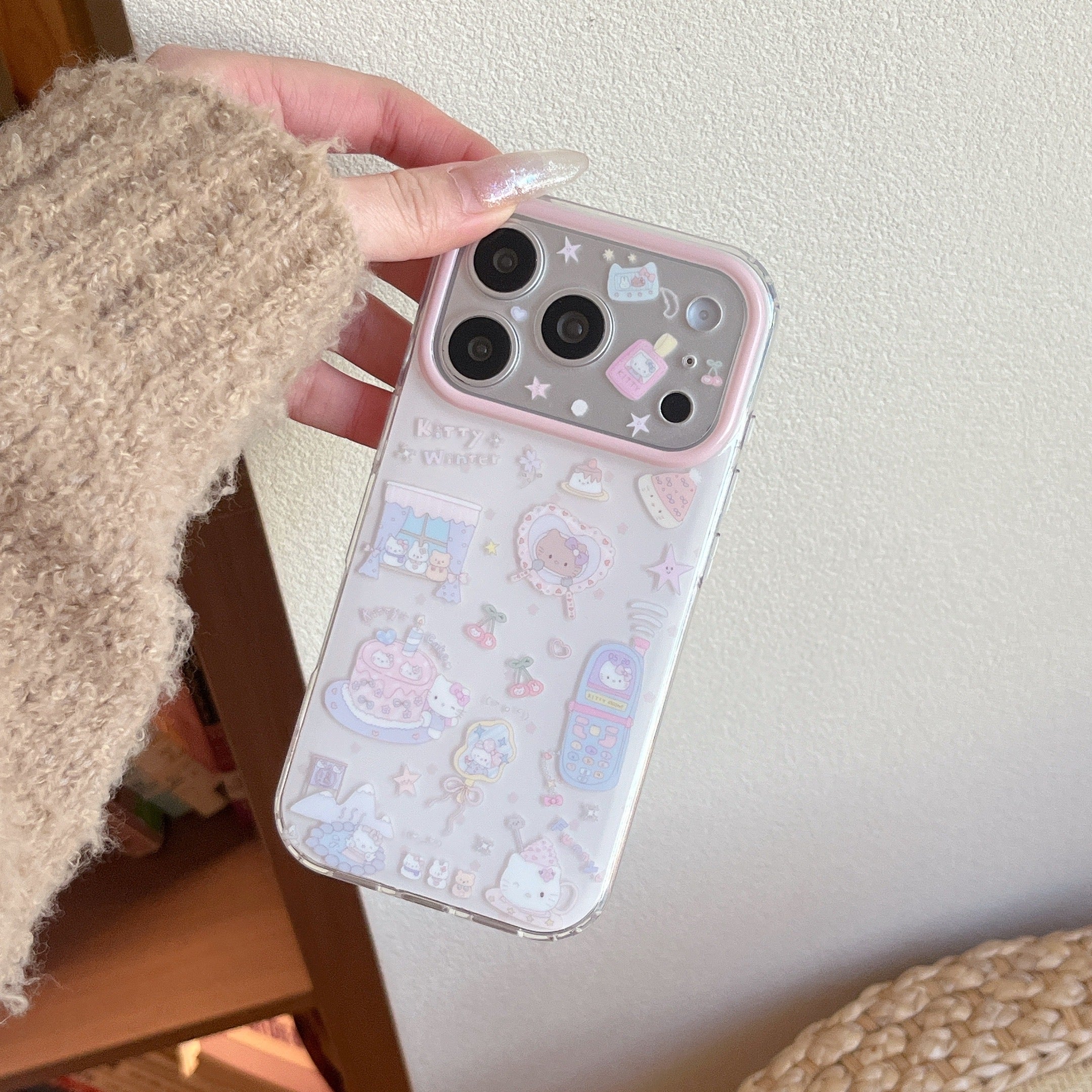 Kitty cake Apple phone case