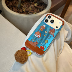 Cartoon illustration chef puppy phone case