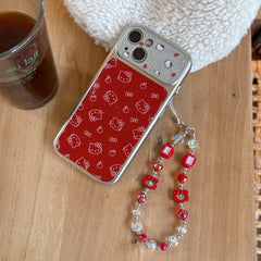 Kitty red Apple phone case