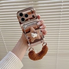 Star Kitty electroplated large window phone case