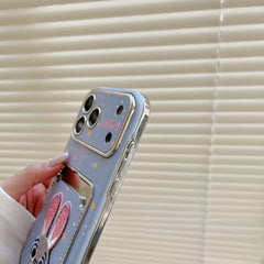 Judy Electroplated Large Window Phone Case