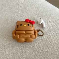 Muscle Kitty Silicone Earphone Cover
