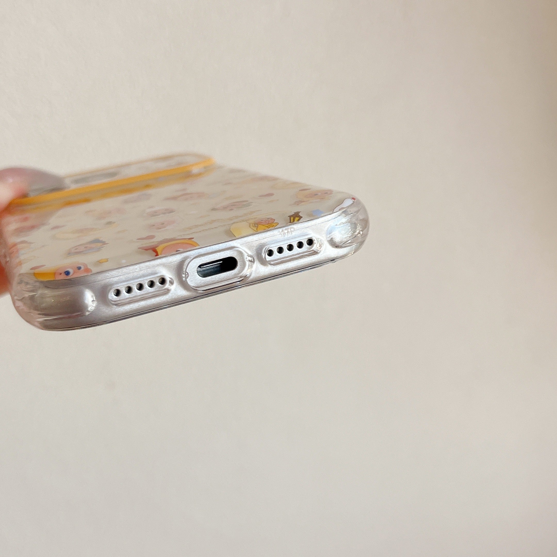 Yellow Gradient Twinkle Phone Case for iPhone 15-17 Pro Max - Full-Screen Protection - Playfulcase