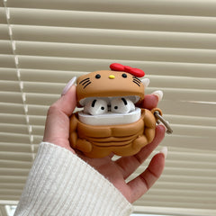 Muscle Kitty Silicone Earphone Cover