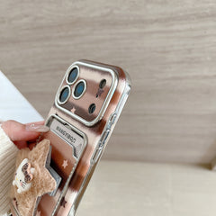 Star Kitty electroplated large window phone case