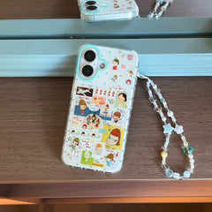 Mint Green Star Yoshitomo Nara Phone Case for iPhone 13-17 Pro Max - ArtCase