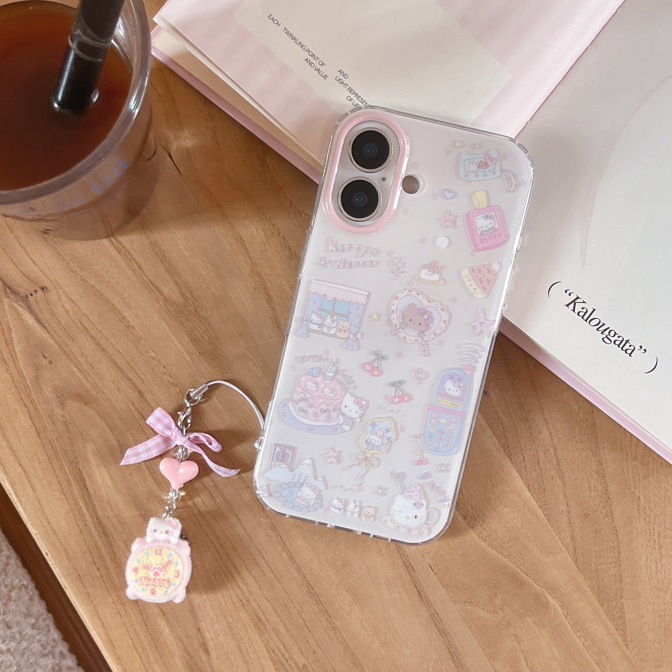 Kitty cake Apple phone case