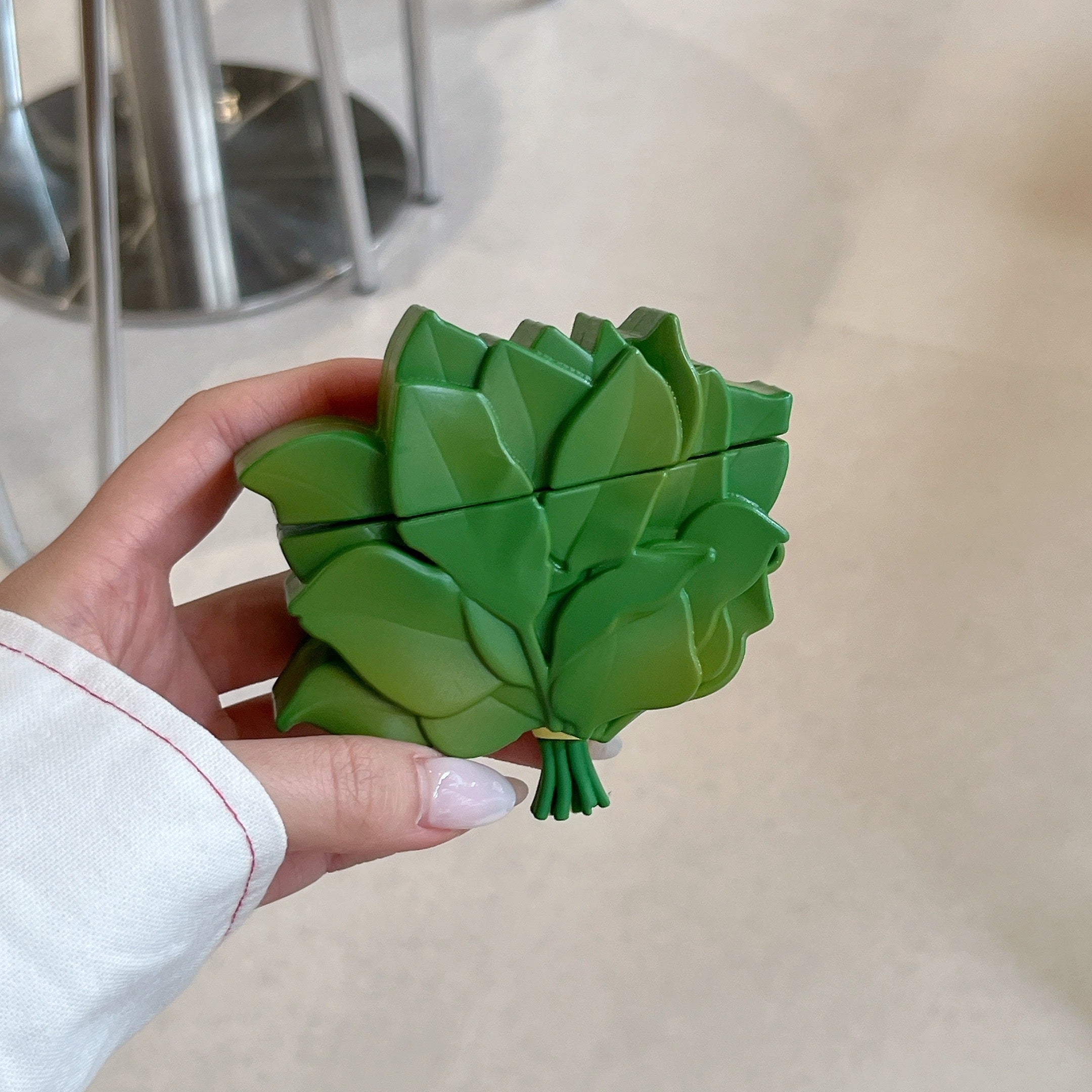 Silicone grapefruit leaf silicone earphone cover