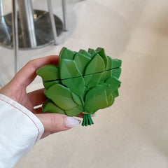 Silicone grapefruit leaf silicone earphone cover