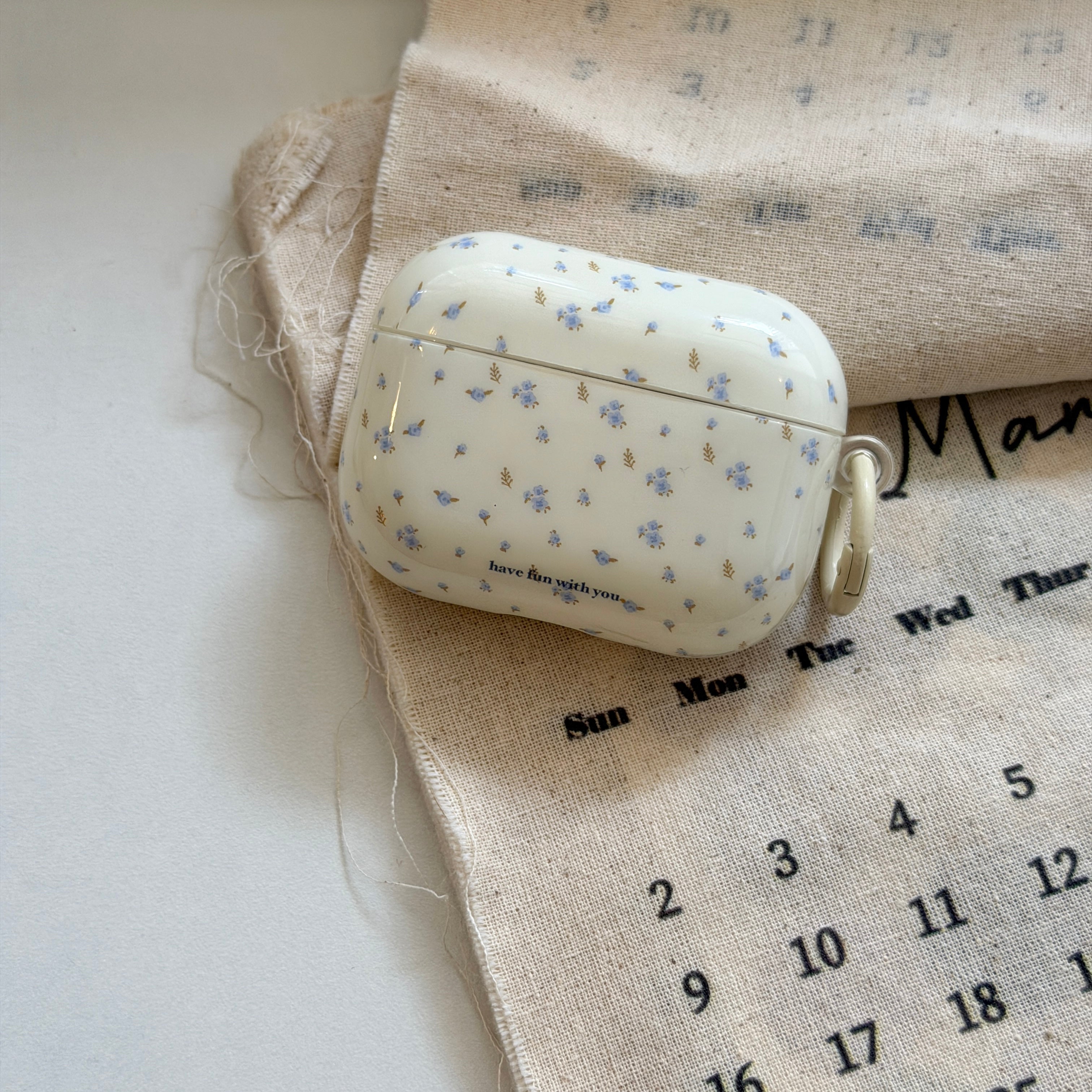 Early Spring Blue Floral AirPods Case - For All AirPods Models