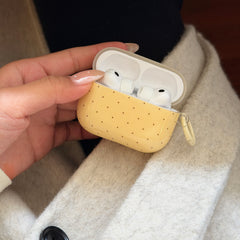 Butter Yellow Polka Dot AirPods Case - For All AirPods Models