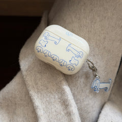 Blue Line Dachshund AirPods Case - For All AirPods Models