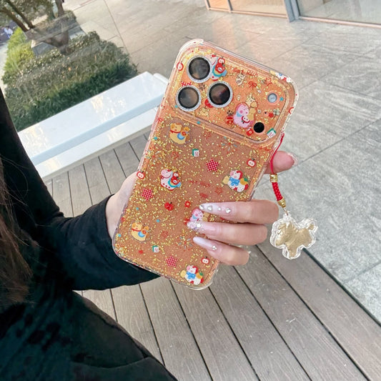 Clear Platinum Pony Phone Case for iPhone 13-17 Pro Max