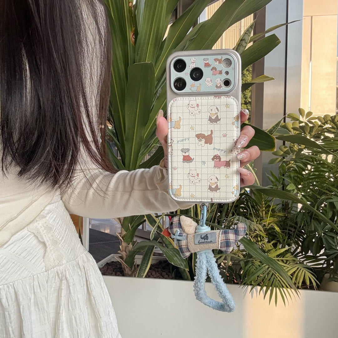 All-Over Print Puppies Phone Case for iPhone 13-17 Pro Max