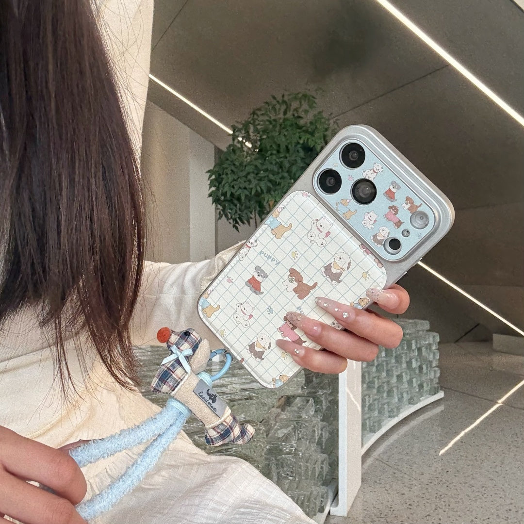 All-Over Print Puppies Phone Case for iPhone 13-17 Pro Max