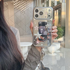 Plated Mirror Finish 3D Star Phone Case for iPhone 13-17 Pro Max